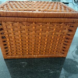 Four Wicker Basket Bins